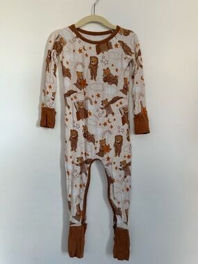 Little Sleepies Bears Crescent Zippy